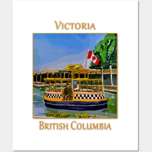 Adorable water taxis in Victoria British Columbia Posters and Art